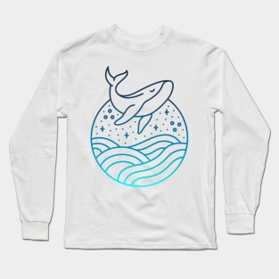 Jumping Whale Long Sleeve T-Shirt